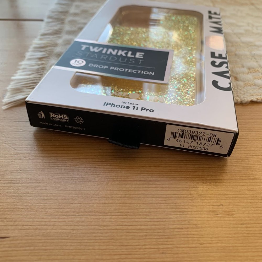 NEW casemate gold twinkle stardust phone case ✨ iphone 11 pro - Picture 9 of 11